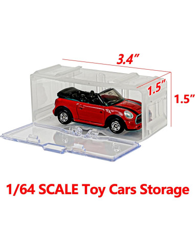 Organizador de Juguetes Hot Wheels Blanco 40 PCS - Almacenamiento 1:64