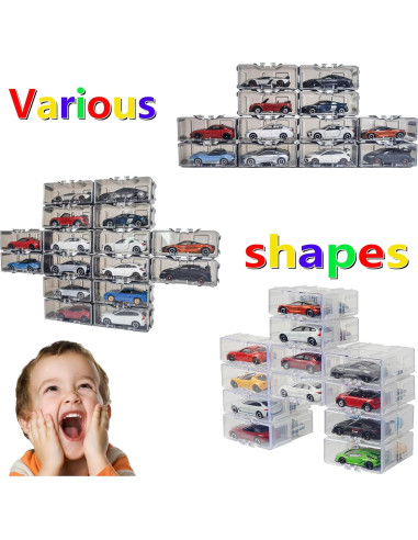 Organizador de Juguetes Hot Wheels Blanco 40 PCS - Almacenamiento 1:64