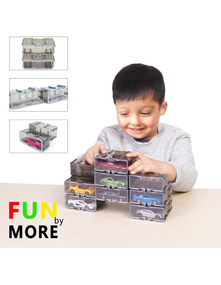 Organizador de Juguetes Hot Wheels Blanco 40 PCS - Almacenamiento 1:64 Organizador de Juguetes Hot Wheels Blanco 40 PCS - Almacenamiento 1:64