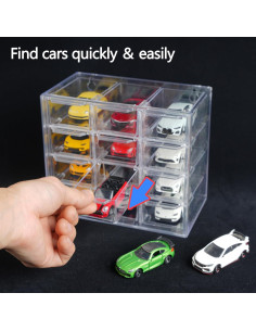 Caja de Almacenamiento KASTUN para 24 Hot Wheels y Matchbox 2