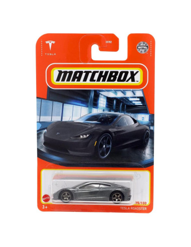 Matchbox Tesla Roadster Coche de Juguete 10.7x10.7x3.1cm