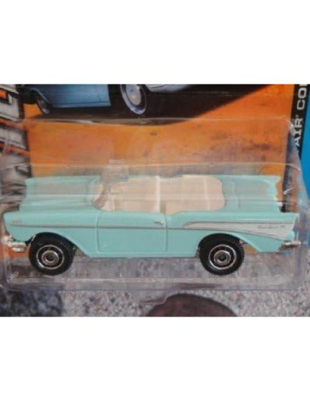 Auto a Escala Matchbox Chevy Bel Air Convertible Azul Auto a Escala Matchbox Chevy Bel Air Convertible Azul