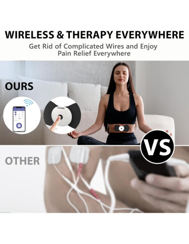 Masajeador Inalámbrico TENS y EMS MASTOGO - Alivio Dolor Espalda