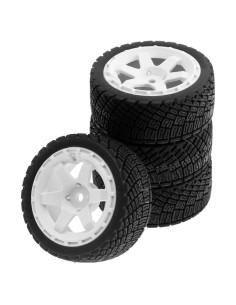 Neumáticos de Rally 1:10 Chanmoo 67mm 4 Piezas RC