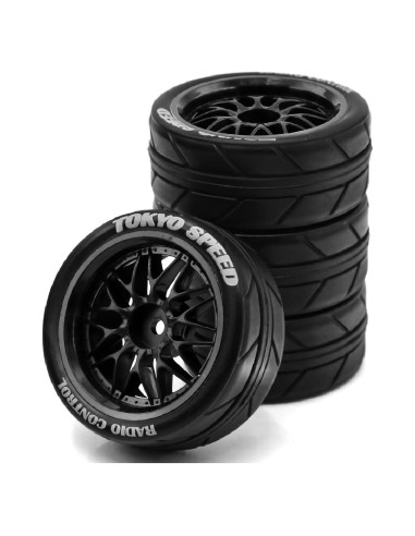 Neumáticos RC On Road 1:10 Chanmoo 65mm 4 Piezas Drift