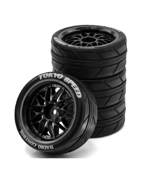 Neumáticos RC On Road 1:10 Chanmoo 65mm 4 Piezas Drift