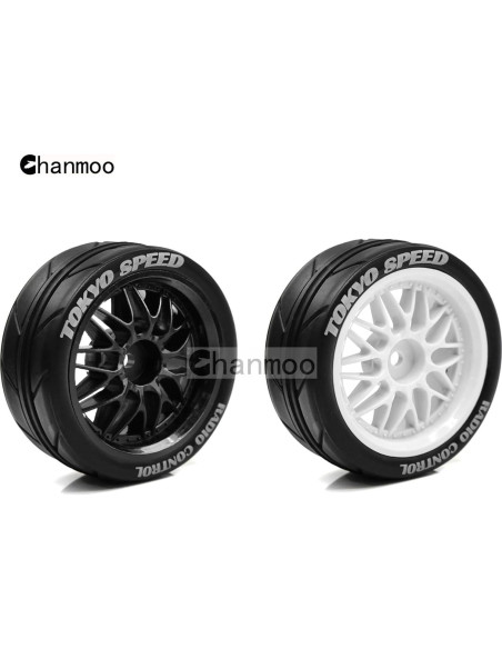 Neumáticos RC On Road 1:10 Chanmoo 65mm 4 Piezas Drift