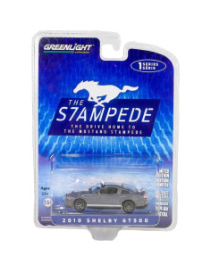 Auto a Escala 1:64 GreenLight 13340-D Shelby GT500 Gris 2