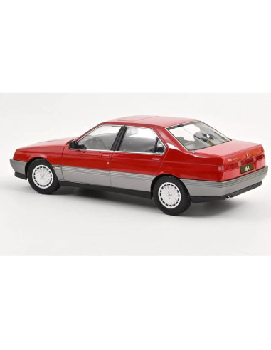 Coche Diecast 1/18 Norev 1991 164 Rojo Detalles Fieles