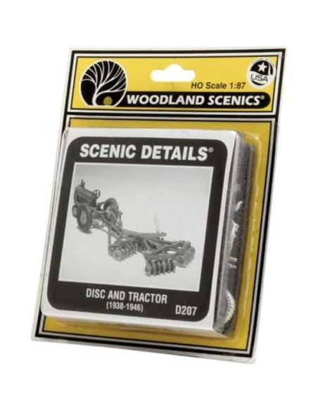 Kit de Metal Fundido Arado y Tractor Woodland Scenics D207