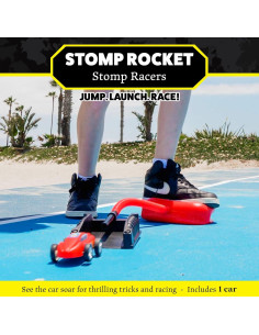 Coche de Carreras Stomp Racers - Lanzador y Calcomanías 2