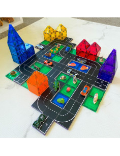 Toppers de Carretera Aprender y Crecer 40 Piezas Magnéticas 2