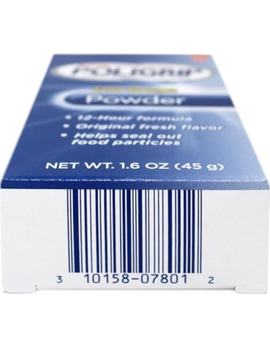 Polvo para Dentaduras Super Poli-Grip 07801 - 6 Paquetes