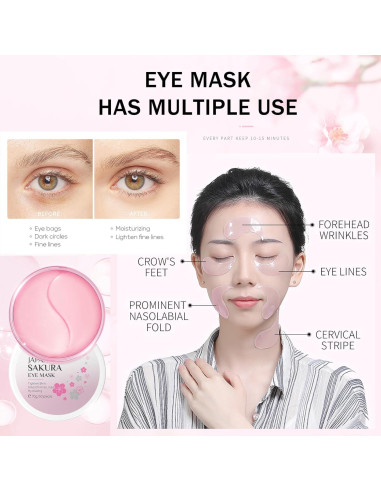 Set de Cuidado Facial ISHERBIN Sakura 24PCS para Adolescentes