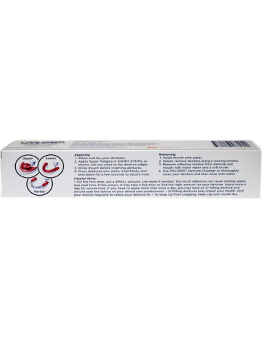 Crema Adhesiva para Prótesis Dental Super Poligrip 68g