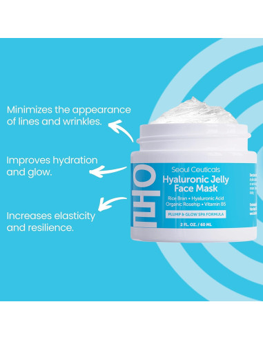 Mascarilla Facial de Gel Ácido Hialurónico SeoulCeuticals 56.7g