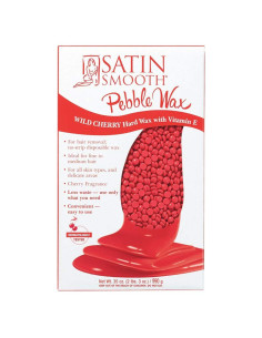 Cera Pebble Satin Smooth Cereza Silvestre 992g - Sin Tiras