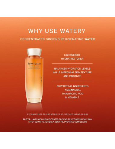Tónico Facial Hidratante Sulwhasoo Ginseng 150 ml