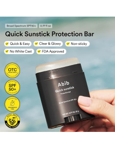 Protector Solar en Barra Abib Quick Sunstick SPF50+ 22g 2