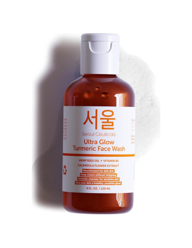 Limpiador Facial de Cúrcuma SeoulCeuticals 113g - Vegano y Natural