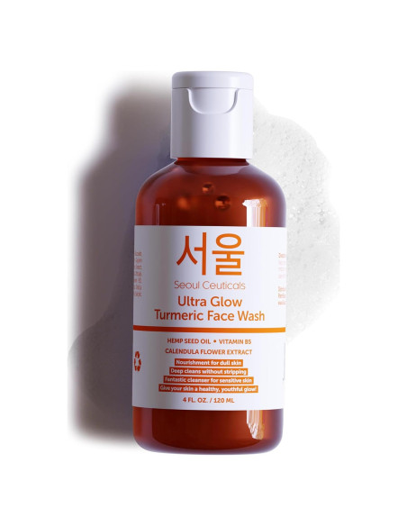 Limpiador Facial de Cúrcuma SeoulCeuticals 113g - Vegano y Natural
