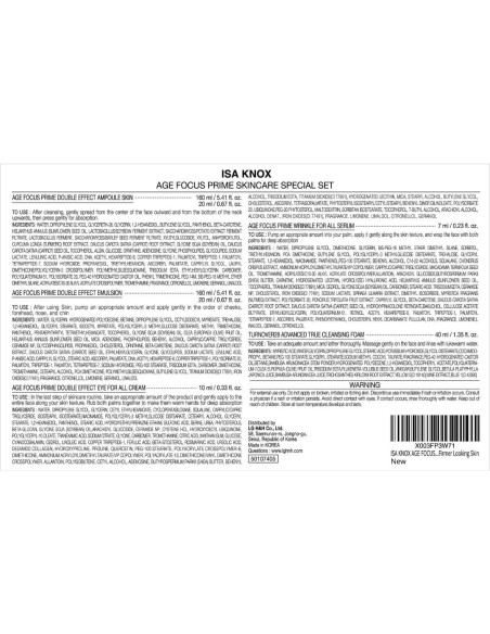 ISA KNOX Cuidado de la Piel Doble Efecto 417 ml - LG Beauty ISA KNOX Cuidado de la Piel Doble Efecto 417 ml - LG Beauty