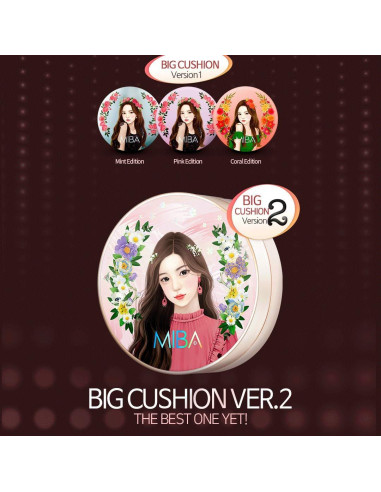 MIBA Cushion Fundación Ion Calcium 25g - Efecto Duradero No 23