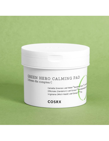 COSRX Almohadillas de Tónico de Té Verde 70 Unidades - Cuidado Piel Sensible