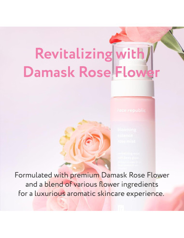 Face Republic Blooming Essence Mist 100ml - Hidratante Rosa Damascena