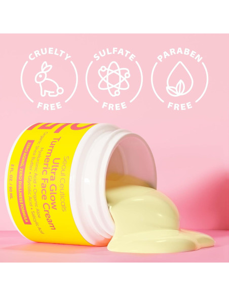 Crema Facial de Cúrcuma SeoulCeuticals 56.7g - Hidratante K Belleza Crema Facial de Cúrcuma SeoulCeuticals 56.7g - Hidratante K Belleza