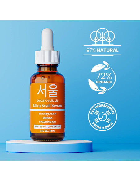 Conjunto de Sueros Faciales SeoulCeuticals - Vitamina C y Caracol