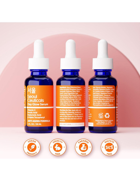 Conjunto de Sueros Faciales SeoulCeuticals - Vitamina C y Caracol