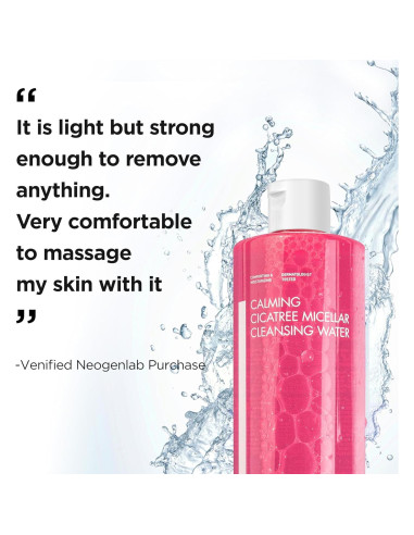 Agua Limpiadora Calmante Neogen Cica Tree 400ml Piel Sensible