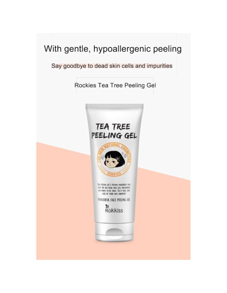 Gel Exfoliante Suave ROKKISS Árbol de Té 121.9 ml - Piel Radiante