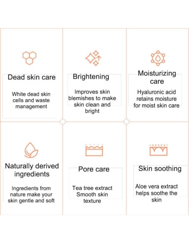 Gel Exfoliante Suave ROKKISS Árbol de Té 121.9 ml - Piel Radiante