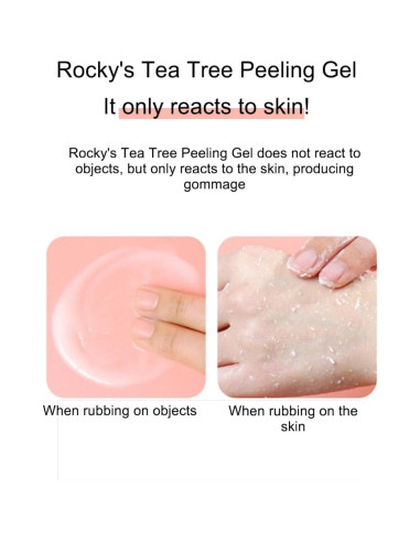 Gel Exfoliante Suave ROKKISS Árbol de Té 121.9 ml - Piel Radiante