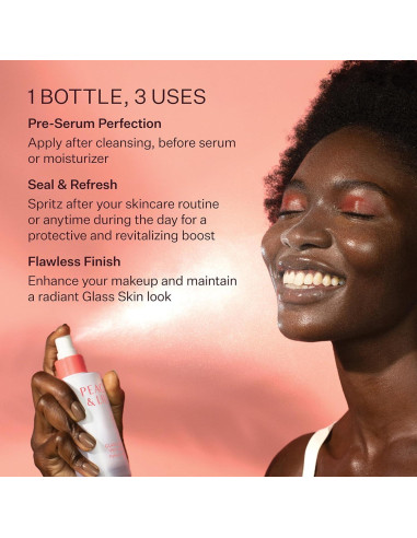 Rocío de Piel de Vidrio Peach & Lily 340g - Hidratante