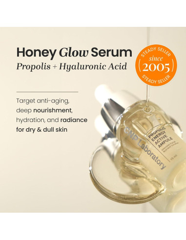 Suero Honey Glow CNP 15 ml - Ácido Hialurónico y Propóleo