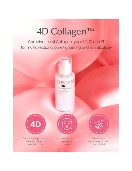 Suero de colágeno 4D Fusidyne 50ml - Hidratante Piel Radiante