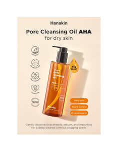 Hanskin Aceite Limpiador AHA 287.4 ml - Piel Seca y Normal 2