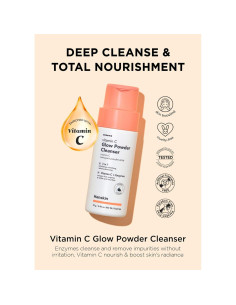 Hanskin Limpiador Facial en Polvo de Vitamina C 70g 2