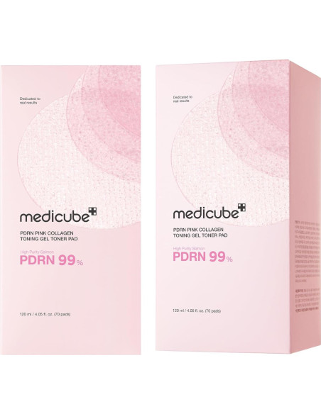 Almohadillas de colágeno Medicube ADN de salmón PDRN 70 unidades