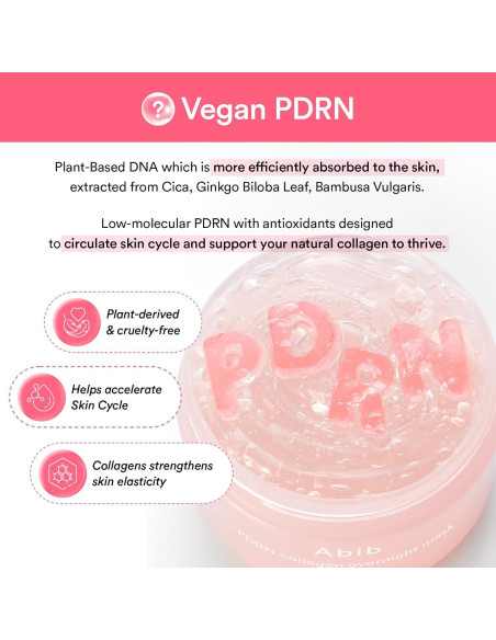 Mascarilla Nocturna de Colágeno Abib Jelly 80 ml - Vegan PDRN Mascarilla Nocturna de Colágeno Abib Jelly 80 ml - Vegan PDRN