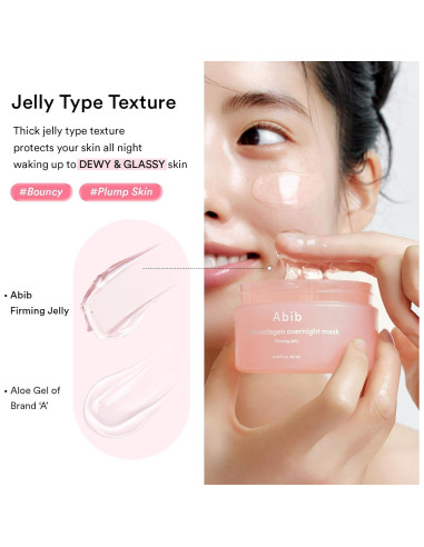 Mascarilla Nocturna de Colágeno Abib Jelly 80 ml - Vegan PDRN