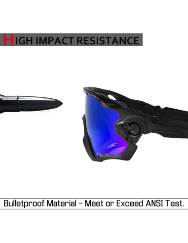 Lentes de repuesto polarizados Vonxyz para Oakley Flak 2.0