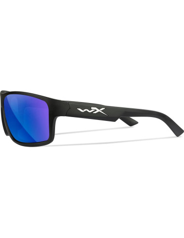 Gafas de Sol Polarizadas Wiley X Peak - Protección UV, Montura Negra