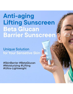 Protector Solar Diaria iUNIK Beta-Glucan SPF 50+ Piel Sensible 2