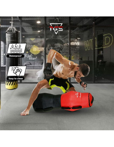 Bolsa de Golpes en el Suelo PGS MMA 120 cm Vinilo Rojo Negro