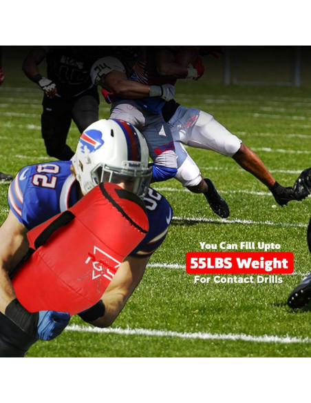 Bolsa de Golpes en el Suelo PGS MMA 120 cm Vinilo Rojo Negro