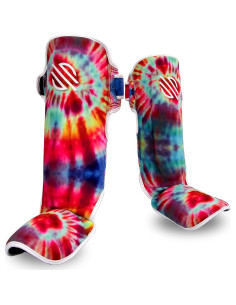 Espinilleras Sanabul Funk Strike Tie Dye XS para Kickboxing 2
